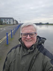 Keith snaps a selfie while out exercising with his stoma!